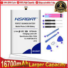 Hsabat 0 ciclo 16700mah ht70 bateria para homtom ht70 alta qualidade substituição do telefone móvel acumulador 2024 - compre barato