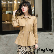 Tao Ting Li Na Women Spring Genuine Real Sheep Leather Jacket R41 2024 - buy cheap