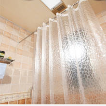 Semi Transparent Mildew Thickening Bathroom Curtains Home Bathroom Waterproof Shower Curtain Multiple Sizes 2024 - buy cheap