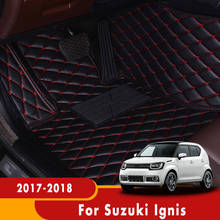 Custom Carpets For Suzuki Ignis 2018 2017 Waterproof Leather Car Floor Mats Styling Foot Pads Car Accessories Interior Covers 2024 - buy cheap