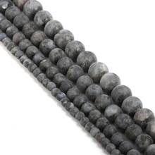 Natural Black Flash Labradorite Beads Round Loose Spacer Beads DIY Making for Jewelry Necklace Bracelet Accessories 38cm 2024 - buy cheap