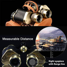 Professional Military Binoculars Pure Copper Rangefinder Telescope Hunting Waterproof HD LLL Night Vision Fully Multi Coated 2024 - buy cheap