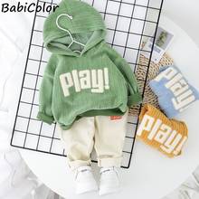 Spring Autumn Boy Clothes Baby Fashion Cotton Hoodeds Tops+pants2pcs Infant Newborn Girls Tracksuit For Newborn Gift Set 2024 - buy cheap