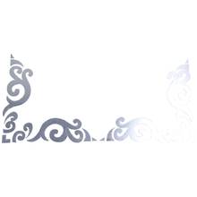 Диагональная угловая линия Акриловые зеркальные настенные наклейки Diy украшения дома Акриловые Декоративные наклейки (серебро) 2024 - купить недорого
