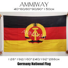 Односторонние флаги и баннеры немецкой Демократической Республики AMMIWAY любого размера, гермайские печатные флаги из полиэстера под заказ 2024 - купить недорого