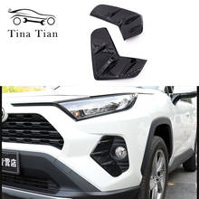 2 Pieces Front Fog Light Eyebrows Eyelid Cover Trim Fog Lamp Protection Lamp For Toyota RAV4 2019 2020 2024 - buy cheap