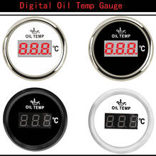 52mm Digital Oil Temp Gauge New 50-150 degree Oil Temperature Meter Indicator For Car Boat Motorcycle Truck Auto 12V24V 2024 - buy cheap