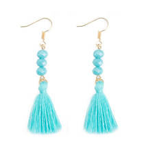 Simple Long Tassel Earrings For Women Bohemian Jewelry Fringe Drop Dangle Earring Female Earing 2024 - buy cheap