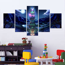 5pcs Canvas Paintings Luigis Mansion 3 Game Poster Pictures Wall Paintings for Home Decor-NO Frame 2024 - buy cheap
