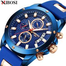 Relogio NIBOSI Mens Watches Top Brand Luxury Unique Sport Watch Men Quartz Clock Waterproof Wrist Watch Silicone Montre Homme 2024 - buy cheap