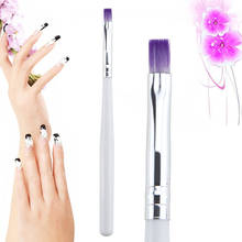 Painting Brush Nail Art UV Manicure white Handle Draw Pen Non-corroding Nail Polish Gradient Manicure Nail Art Tool 2024 - buy cheap