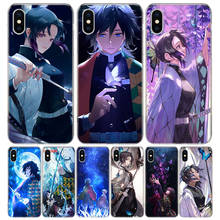 Funda de teléfono Demon Slayer Giyuu Shinobu para iPhone 13, 12, 11 Pro Max, 6 X, 8, 6S, 7 Plus, XS, XR, Mini 5S, SE, 7 P, 6P 2024 - compra barato
