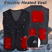 Heated Vest Adjustable USB Charging Electric Vest For Outdoor Travel Camping Riding Skiing Fishing Keep Warm Accessories 2024 - buy cheap