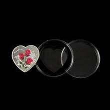 2020 мировой символ любви Роза для влюбленных любовь в форме сердца Посеребренная Коллекционная монета 2024 - купить недорого
