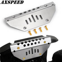 Axspeed-protetor de para-choque dianteiro axspeed, placa protetora para crawler modelo 1/10 rc, acessórios de atualização 2024 - compre barato