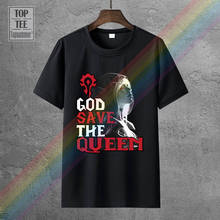 Men T Shirt Fashion T Shirt God Save Queen T Shirt Sylvanas Windrunner Wow Casual T Shirt Black S M L Xl Xxl Xxxl Women 2024 - buy cheap