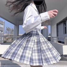 Harajuku Japanese Women Kawaii Pleated Plaid JK Skirt Lolita High Waist Mini Woman Skirts Y2K Sexy Cosplay Anime Sailor Suit 2024 - buy cheap