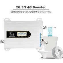 Amplificador de señal para teléfono móvil, repetidor móvil GSM, DCS, WCDMA, triple banda, 2G, 3G, 4G, LTE, 900, 1800, 2100mhz 2024 - compra barato