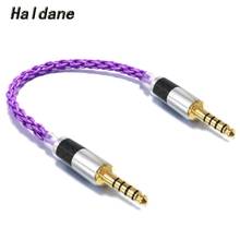 Haldane HIFI 4.4mm Balanced Male to Male Single Crystal Coppe Silver Plated Audio Adapter Cable 4.4mm to 4.4mm Balanced Cable 2024 - buy cheap