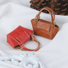 1 Pc Fashion 1/6 1/12 Doll Accessories Doll Handbag Lady Leather Bag Purse Accessories Dollhouse Kids Toy 2024 - buy cheap