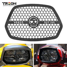 TREON Motorcycle Headlight Cover Head Lamp Protector Stainless steel Accessories For Vespa Sprint 150 2017 - 2019 2020 2024 - buy cheap