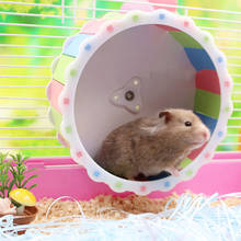 Novo venda quente pequeno brinquedo do animal de estimação hamster correndo roda brinquedo dos esportes do animal de estimação bonito hamster manter correndo roda brinquedo 2024 - compre barato
