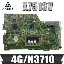 X751SV placa madre para ASUS X751SV X751SJ X751S placa base de computadora portátil GT920M/GT940M 4G/N3710/N3700 CPU 2024 - compra barato