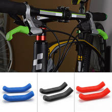 Manija de freno para bicicleta de montaña y carretera, funda de silicona, cubierta de protección de silicona, 1 par 2024 - compra barato