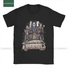 Camiseta de algodón de Ashy Slashy Ash Vs The Evil Dead para hombre, camiseta de película de Horror, camisetas de manga corta de Bruce Raimi Sam Necronomicon 2024 - compra barato