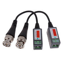 2pcs/set CCTV Camera Passive Video Balun Transceiver BNC Connector Coaxial Transmission Cable Video Surveillance Parts 2024 - buy cheap