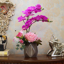 Европейский фаленопсис моделирования керамическая ваза для цветов отель Кофе стол интерьера дома гостиной фигурки поделки 2024 - купить недорого