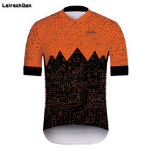 SPTGRVO LairschDan orange men women's cycling jersey cycling Shirt 2020 funny Short Sleeve Racing Sport MTB mountain bike jersey 2024 - buy cheap