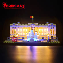 Briksmax kit de luz de led para arquitetura 21029 bukingham palace, (não inclui o modelo) 2024 - compre barato