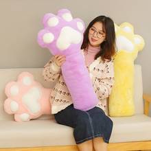 Popular 70CM Cute Plush Cat Paw Soft Pillow Stuffed Sofa Cushion Plushie Animals Doll Home Decor Christmas Gifts For Children 2024 - buy cheap