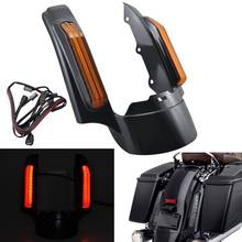 Luz trasera LED para motocicleta, Kit de extensión de guardabarros trasero para Harley Touring Electra Road Street Glide Ultra Limited 2014-2019 2024 - compra barato