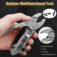 Multifunctional Wrench Tool Adjustable Pliers Pocket Foldable Multitool Screwdriver Set Kit for Outdoor Survival XR-Hot 2024 - buy cheap