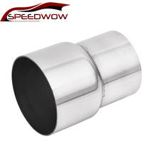 SPEEDWOW Stainless Steel Exhaust Reducer Connector Pipe Car Exhaust Muffler Pipe Connector Adapter Car Accessories 2024 - buy cheap