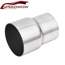 SPEEDWOW-reductor de escape de acero inoxidable, Conector de tubo de escape para coche, adaptador de conector de silenciador, accesorios para coche 2024 - compra barato