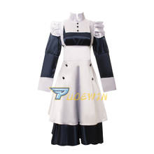Anime Black Butler Mey Rin Maid Cosplay Costume Cute Girl Long Lolita Dress Vintage Bowknot Falbala Dress 2024 - buy cheap