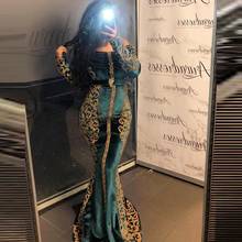 Elegant Moroccan Kaftan Evening Dress Applique Tassel Long Algerian Dubai Prom Dress Long Sleeve Custom Made Muslim Dress 2024 - buy cheap