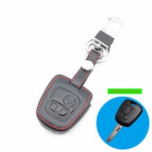 2 Button car key Case For Peugeot 107 206 307 207 408 For Citroen c2 c3 c4 Xsara Picasso Berlingo For toyota Aygo Reta Key cover 2024 - buy cheap