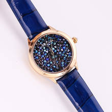 Melissa-Reloj de lujo para hombre y mujer, pulsera de cuero con diamantes de imitación, cristal, a la moda, caja de regalo de cumpleaños para niña 2023 - compra barato