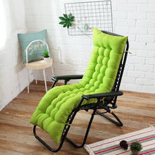Almofada de cadeira reclinável longa, grossa, dobrável, almofada de balanço, cadeira de sofá, assento, almofada, tapete de espreguiçadeira de jardim 2024 - compre barato