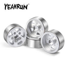 YEAHRUN 130g/Pc Heavy Duty Version Beadlock Alloy 1.9inch Wheel Rims for Axial SCX10 D90 CC01 1/10 RC Car Rock Crawler 2024 - buy cheap