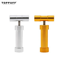 TOPPUFF 110MM Press Compressor Herb Grinder Aluminum Manual Heavy Duty T Handle Pollen Presser  Tobacco Spice Herbal Crusher 2024 - buy cheap