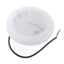 4" LED 12V Dual Yellow Blue RV Caravan Trailer Boat Interior Ceiling Dome Light 2024 - buy cheap