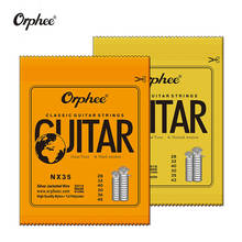 Orphee-Juego de cuerdas de guitarra clásica serie NX, alambre Chapado en plata, nailon, 6 herramientas para cuerdas, accesorios de guitarra clásicos 2024 - compra barato