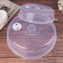 New 1pcs Plastic Microwave Food Cover Clear Lid Safe Vent Kitchen Tools Home Accessories 2024 - buy cheap