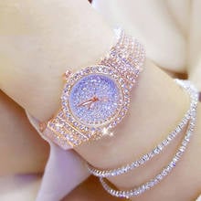 Bs Bee Sister-relojes de diamantes para mujer, esfera pequeña de lujo, relojes de oro rosa, cerradura de acero inoxidable, Bayan Kol Saati 2024 - compra barato