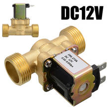 1Pcs Brass DC 12V G3/4 Normal Closed Water Control Inlet Electric Magnetic Solenoid Valve Water Pneumatic Controller Switch 2024 - buy cheap